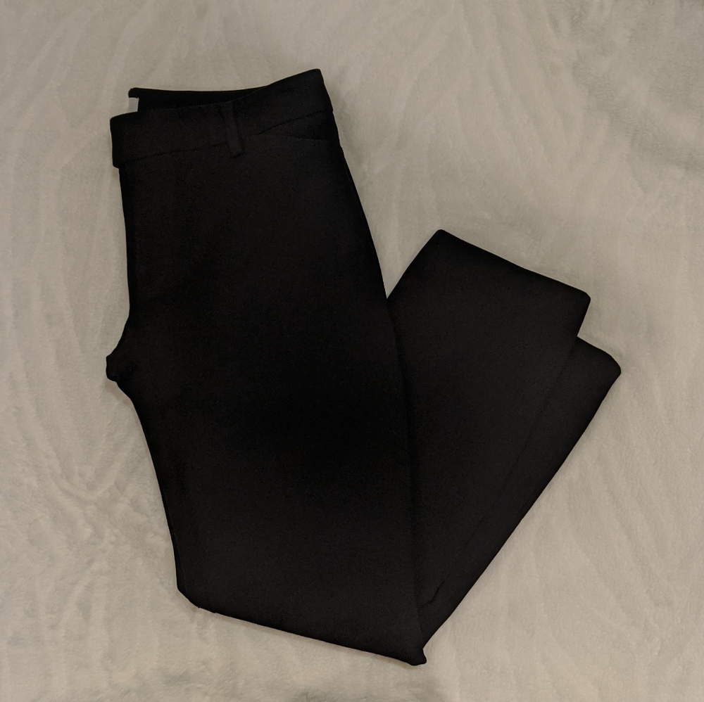 Gap Black Slim Cropped 2-Way Stretch Trousers